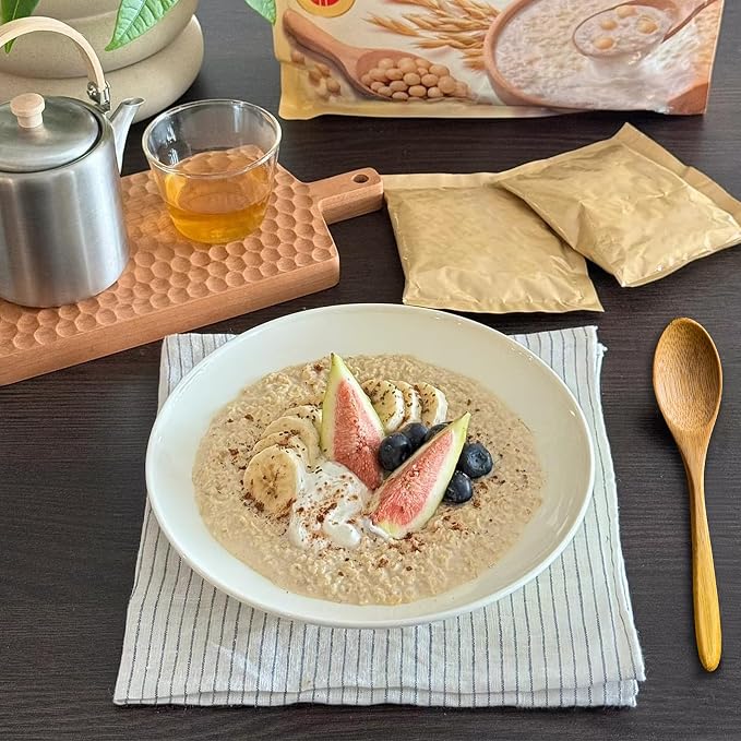 3 PCS: 7 Inch Uncoated Bamboo Spoons for Eating, Wooden Spoons for Honey, Jam, Coffe, Oatmeal, Cereal & Dessert - Handcrafted Non-Metal Eating & Stirring Utensil, Non-Scratch (Breakfast, Kitchen)