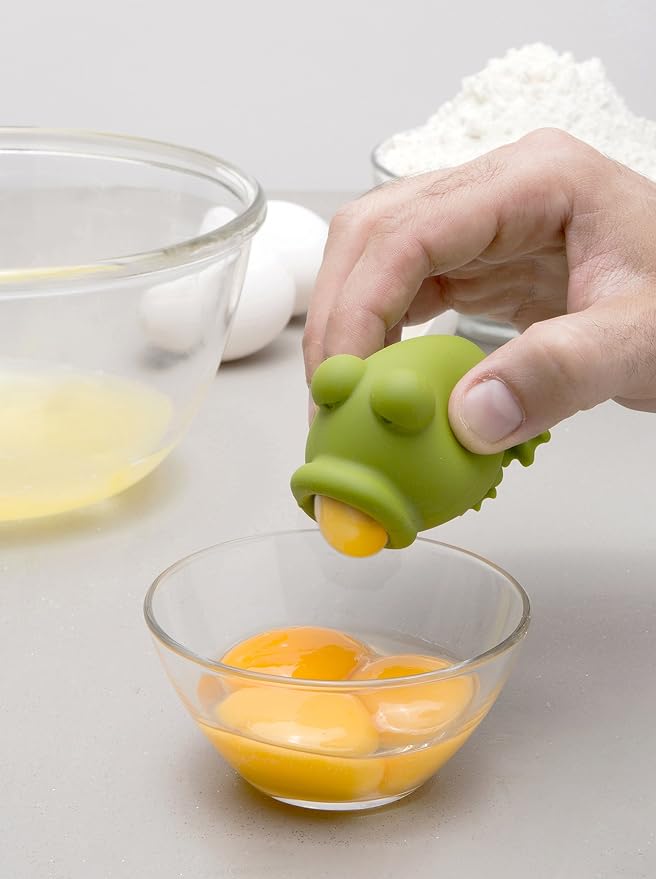 PELEG DESIGN 4992831914747 Egg Separator, York Frog, Green Unknown