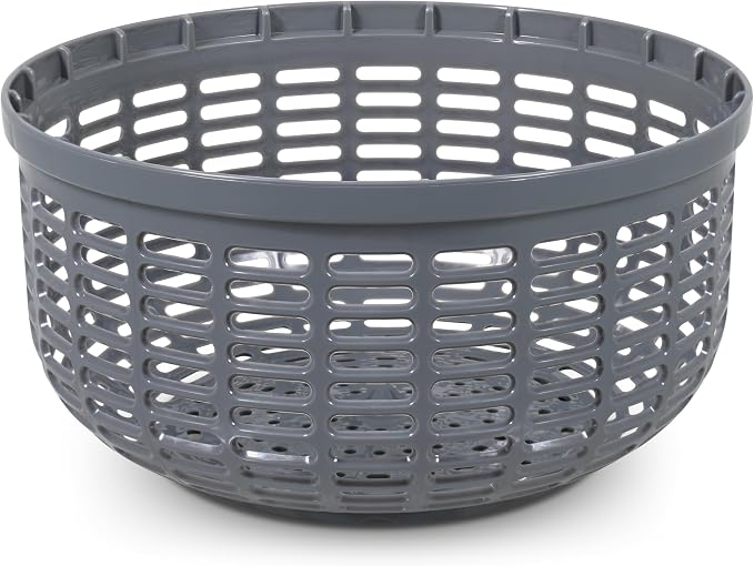 Culinare Small Salad Spinner for 2-4 Servings – Compact Lettuce Dryer with Non-Slip Base, Brake Button, Easy Clean Food-Safe Plastic Vegetable Washer & Salad Dryer