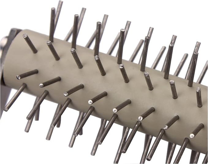 Handle Roller Docker Stainless Steel Pizza Dough Docker For Homemade Pizza Cake Pie Bread Pastry Baking Tool