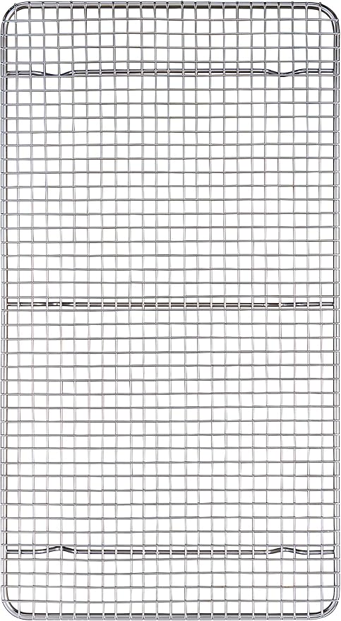 Mrs. Anderson's Baking Professional Cooling Rack, Heavy Duty Steel, 10 x 18 x 0.75-Inches