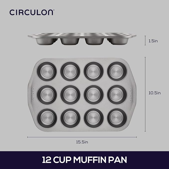 Bakeware 12 Cup Muffin Pan