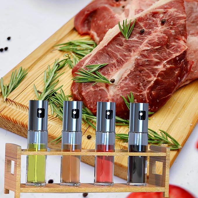 Oil Sprayer for Cooking,Olive Oil Spritzer,Olive Oil Spray Bottle for Salad, BBQ, Kitchen Baking, Roasting (100ml) (2)
