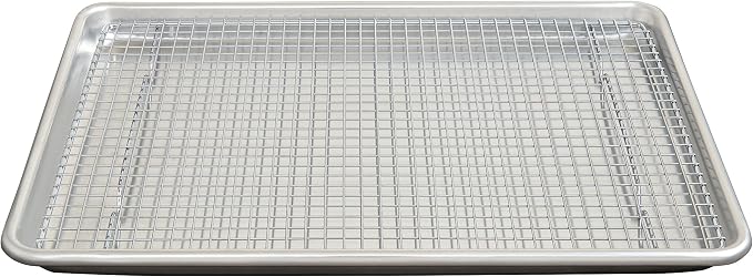 Mrs. Anderson’s Baking Professional Half Sheet Baking and Cooling Rack, 16.5 x 11.75-Inches, Set of 2