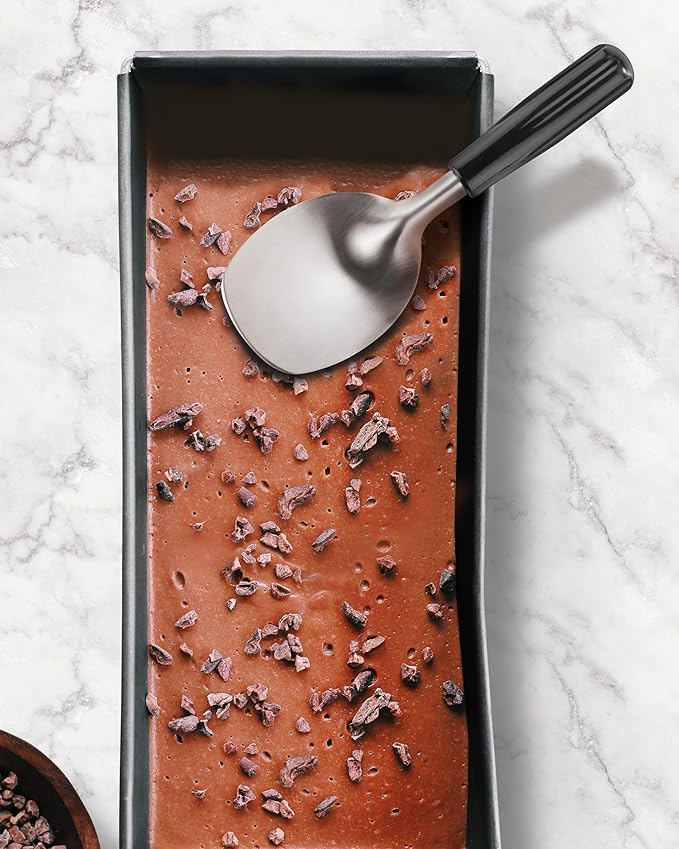 New Star Foodservice 34363Commercial-Grade Stainless Steel 18/8 Espresso Frothing and Ice Cream Spade with Bakelite Handle, Silver