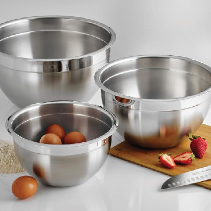 Stainless Bowl for Mixing by Tramontina USA