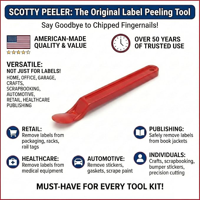 The Original Label & Sticker Remover (Set of 10 Blue)