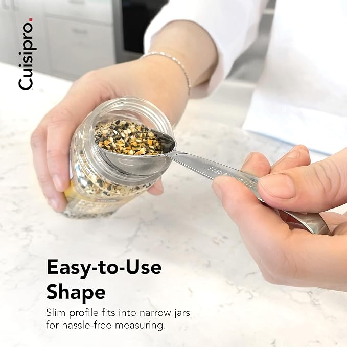 CUISIPRO Measuring Cup & Spoon Set SS | Coordinated kitchen tools