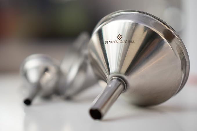 4 Pc. Stainless Steel Funnel Set