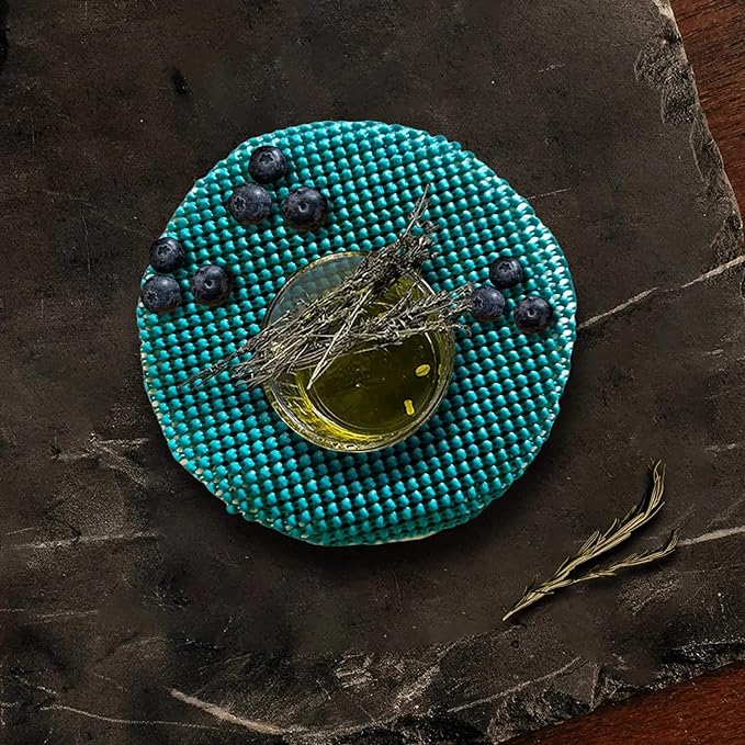 Jar Opener (4 PCS) - Rubber Jar Gripper for Weak Hands - Bottle Opener for Arthritic Hands - Jar Opener Gripper Pad - Lid Opener Non Tear - Coaster - Trivet, Green