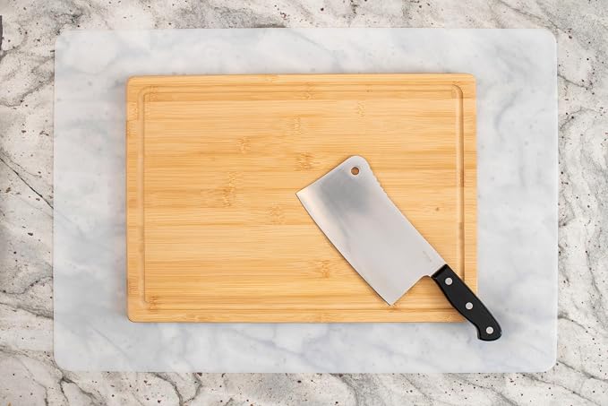 GASARÉ, Set of 2, Extra Large, Thick, Silicone Mats for Kitchen Counter, Heat Resistant Mats, Countertop Protector, Non-Slip, Easy to Clean, 25 x 17 Inches x 1.4mm, Semi-Transparent