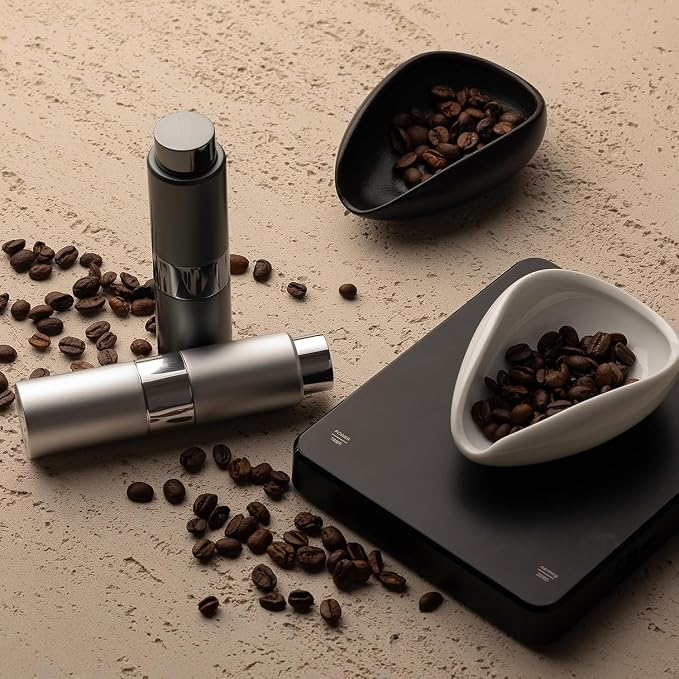 Lulupack Coffee Bean Dosing Cup with 20ML Spray Bottle, Coffee Measuring Cups & Espresso Bean Spritzer Kit Blue