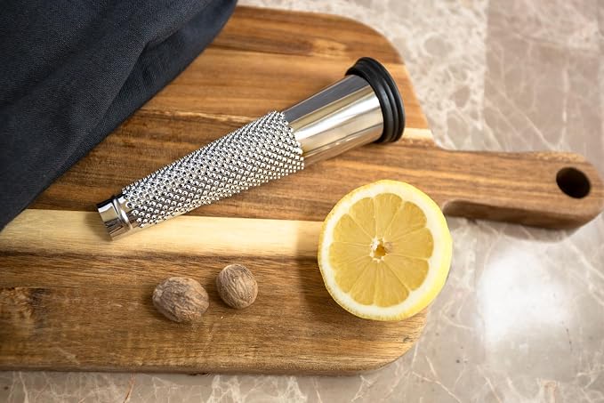 Fox Run Stainless Steel Cone Nutmeg Grater, 6" With Storage (Pack of 2)