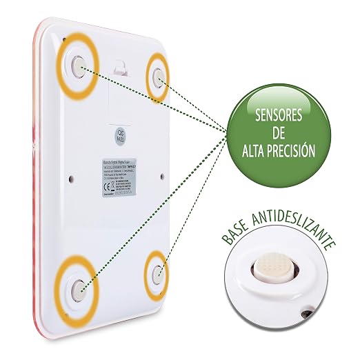 TM Electron TMPBS027 Ultra Thin Digital Display Kitchen Scale with Vintage Strawberry Design, 4 Sensors, Turn to 0, Ideal for Baking and Food