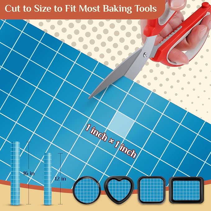 GTJ Silicone Baking Mat Roll, Reusable Baking Sheet Liners, 16 in x 10 ft | Free Cut to Size, Food-Grade, Non-Stick, Non-Slip, For Dough, Pastry, Air Fryer, Freeze Dryer, Oven Pan, Kitchen Counter