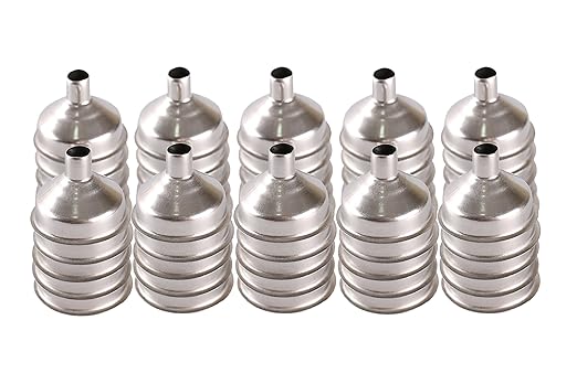 Stainless Steel Mini Funnel for Essential Oil Bottles/Flasks - Pack of 50