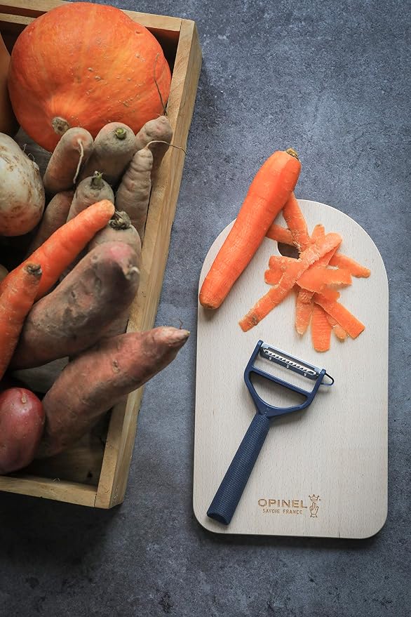 Opinel T-Duo Polymer Julienne Peeler (Blue)