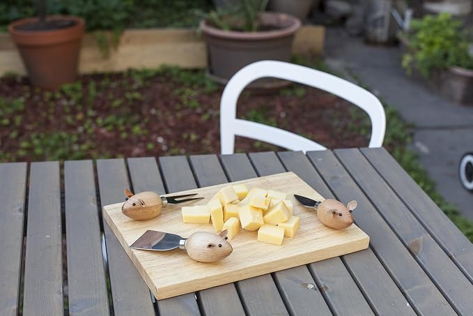 Kikkerland Mouse Cheeseboard Set