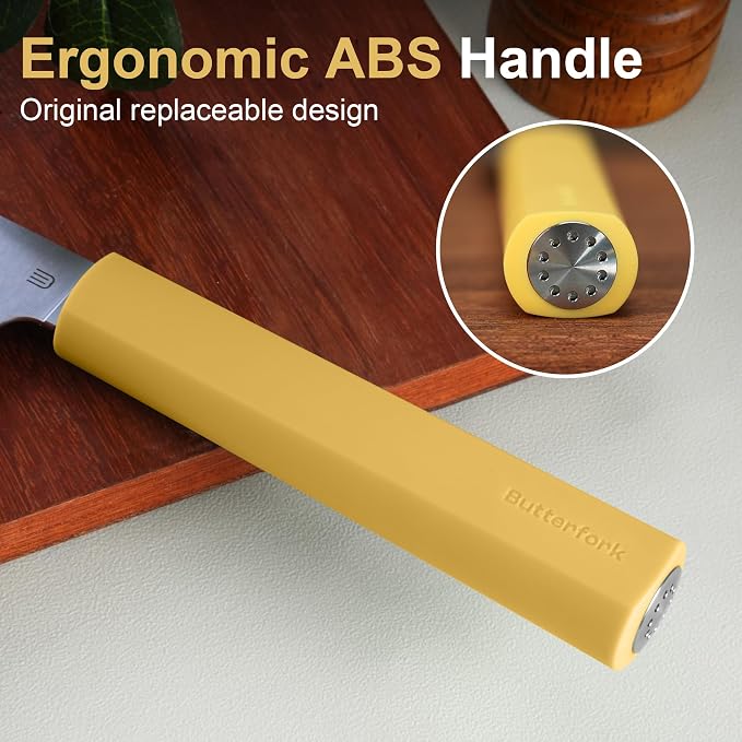 8 Inch Chef Knife, AR-RPM9 Steel & Ergonomic Handle Cooking Knife, Ultra Sharp Professional Kitchen Knife with Gift Box for Home Chefs
