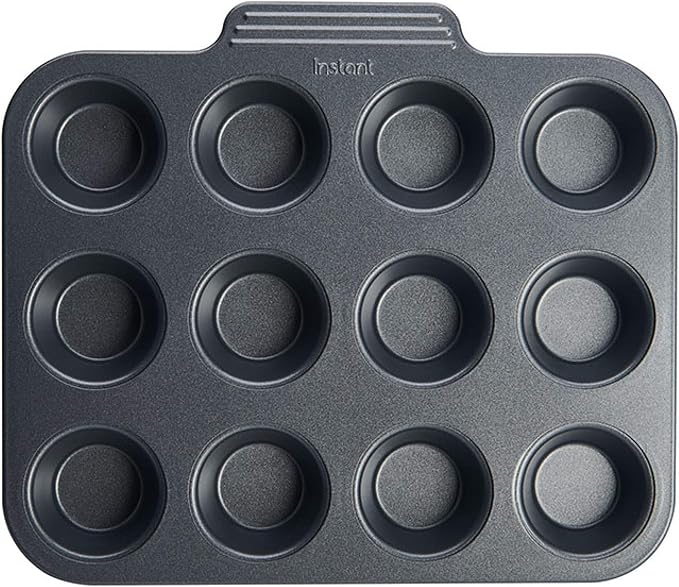 Instant Vortex Official Nonstick Mini Muffin Pan, Gray