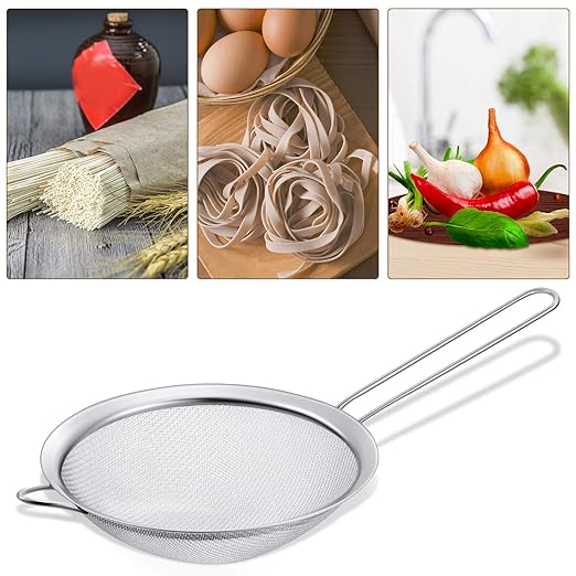 Boao 4 Pcs Stainless Steel Canning Funnels with Fine Mesh Strainer for Narrow Wide Mason Jars Food Grade 1.4 Inch/2.3 Inch Stainless Steel Funnel for Kitchen Use Spices Juices Powder(Silver)