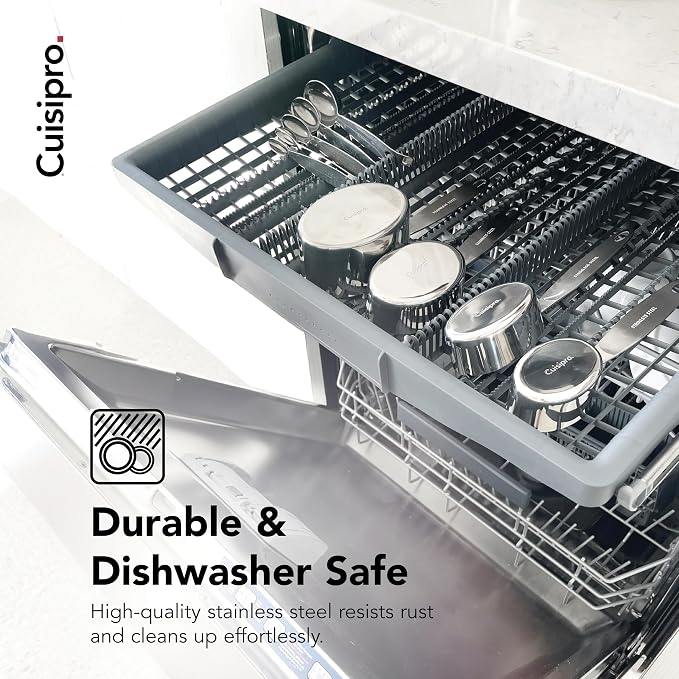 CUISIPRO Measuring Cup & Spoon Set SS | Coordinated kitchen tools