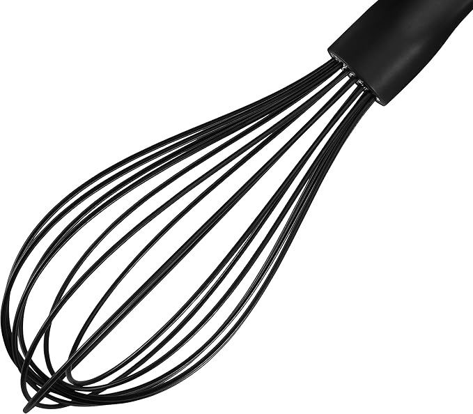 Lurch Germany Smart Tool Silicone Whisk Durable Practical Heat Resistant Kitchenware Kitchen Tool / 12.6 Inch / 32 cm - Ø 2.9 inches / 7.5 cm - Black