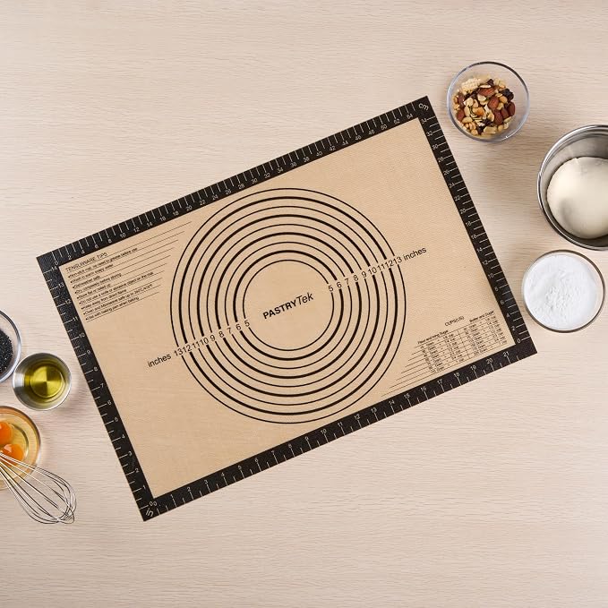 Restaurantware Silicone Baking Mat - 1 Case - 23.6 x 15.7 Inches - Non-Stick Pastry Mat for Dough Rolling - Heat-Resistant, Durable, Anti-Slip Liner - Black