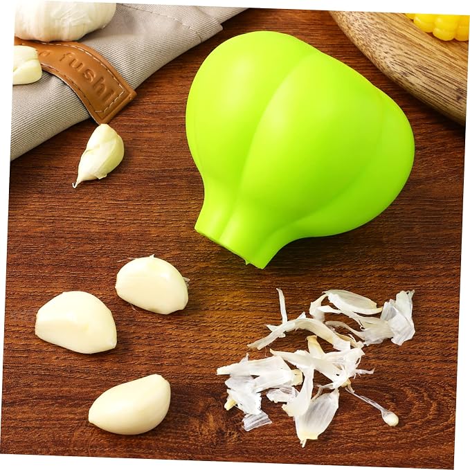 BESTOYARD Peeler Garlic Squeezer Garlic Skin Peeling Garlic Peeling Machine Garlic Peeling Tube Silicone Remover Kitchen Supplies Peeled Garlic Food Grade Garlic Masher, medium