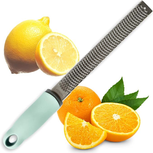 ScrapCooking 5148 Citrus Zester, Chocolate, Coconut, Cinnamon, Garlic, Ginger - Stainless Steel for Kitchen & Pastry - Lemon Zest, Orange