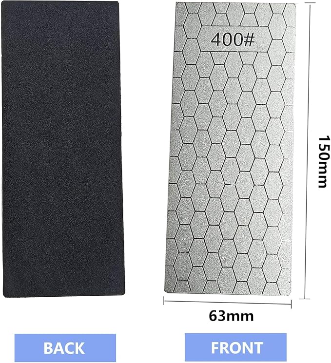 Diamond Sharpening Stone Set, Diamond Lapping Plate Coarse/Medium/Fine Grit Sharpener, Perfect Assistance Sharpener Angle Guide