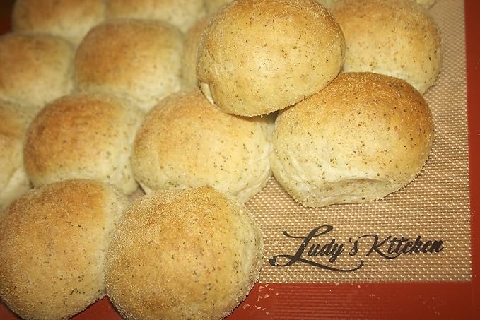 Baking Sheet Liners, 2-Pc Set by Ludy's Kitchen - Replaces Baking Papers - Commercial Grade Silicone Baking Mats - Non Stick, Durable, & Reusable Oven Pan Liners - Great Gift Ideas