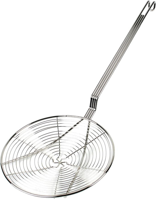 Thunder Group Nickel Plated Spiral Wire Skimmer, 9-Inch