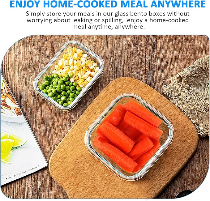 24 Pieces Glass Food Storage Containers Set, Blue | Glass Meal Prep Containers, BPA-Free Airtight Glass Storage Containers with lids, Freezer, Microwave and Oven Safe