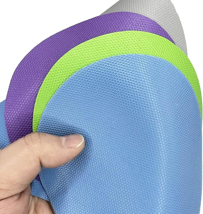 8 Pack Jar Opener Gripper, Rubber Jar Opener Gripper Pad for Seniors with Arthritis, Jar Lid Opener, Bottle Cap Opener for Weak Hands (Blue,Green,Grey,Purple)