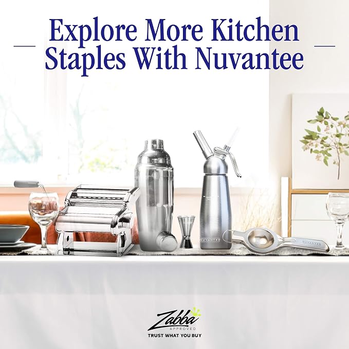 Innovee Group. 1 pack. Nuvantee Lemon Squeezer, Stainlees Steel Manual Citrus Press. Includes Lemon Recipes Ebook. Quality 18/10