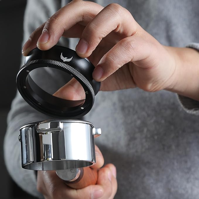 Magnetic 54mm Dosing Funnel & Espresso Puck Screen for 54 mm Breville Espresso Machine Portafilter