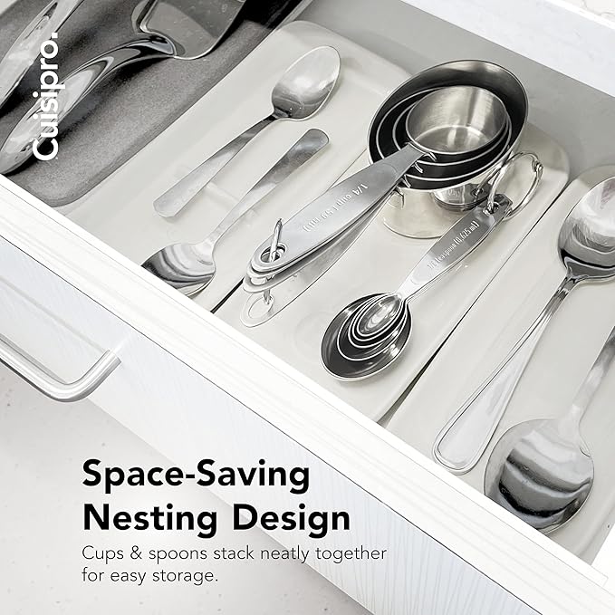 CUISIPRO Measuring Cup & Spoon Set SS | Coordinated kitchen tools