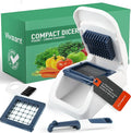 Vivaant Compact Mini Dicer - Perfect for Quickly Cubing and Dicing Vegetables, Vegetable Chopper and Cutter with Manual Hand Chopper for Onions and Small Veggies
