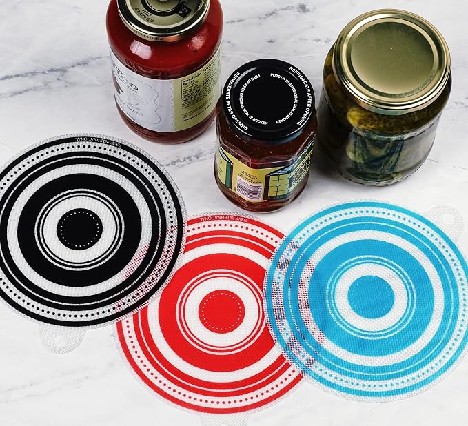 RSVP International Silicone Multi-Purpose Kitchen Tool Jar Opener/Non Skid Pad, 6.5 Round, Turquoise
