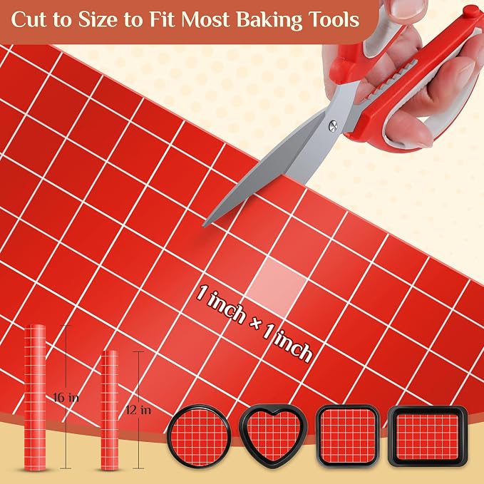 GTJ Silicone Baking Mat Roll, Reusable Baking Sheet Liners, 12 in x 10 ft | Free Cut to Size, Food-Grade, Non-Stick, Non-Slip, For Dough, Pastry, Air Fryer, Freeze Dryer, Oven Pan, Kitchen Counter