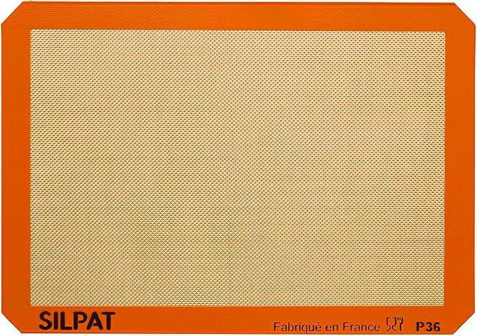 Silpat Premium Non-Stick Silicone Baking Mat, 3/4 Sheet, Cream