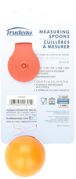 Trudeau (Set of 5) Measuring Spoons, A, Other (0995887)