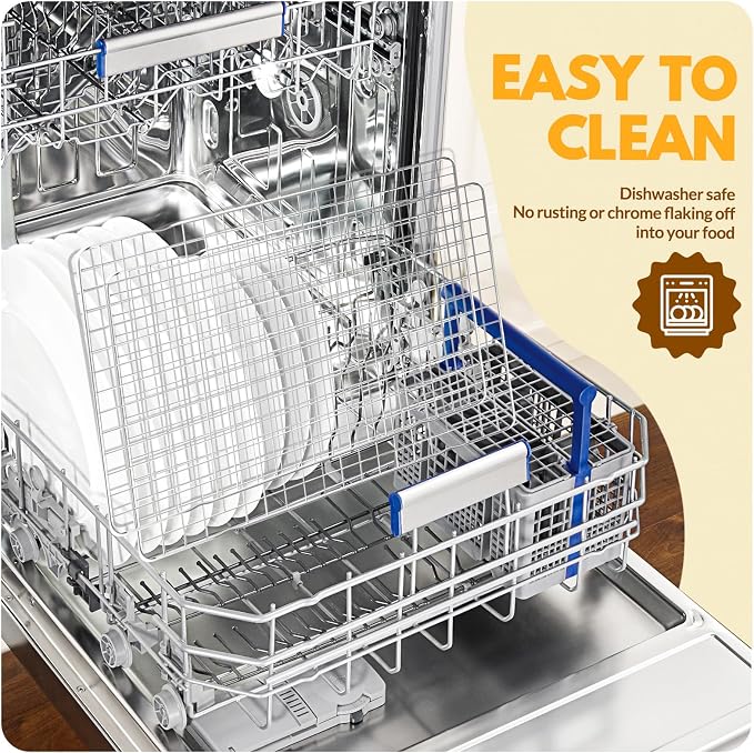 2 PCS Cooling Racks for Cooking and Baking, 15x10 Inches Stainless Steel Cooling Rack, Sheet Pan with Wire Rack for Baking Sheet, Bacon Rack Oven Safe Fits Jelly Roll Sheet Pan