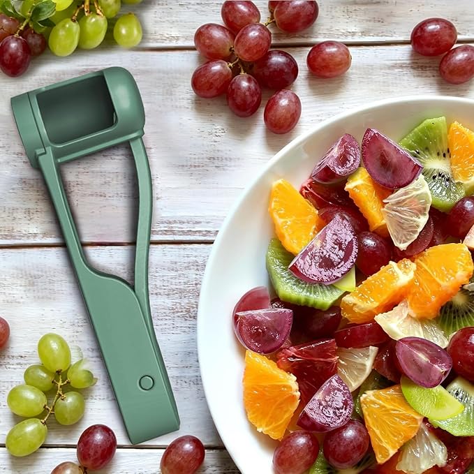 WhiteRhino Grape Cutter for Toddlers 1-3,Grape Slicer for Toddlers Grape Cutter Tool Cherry Tomato Strawberry Sandwich Cutter for Kids Lunch Accessories,Kitchen Gadget Grape Quarter