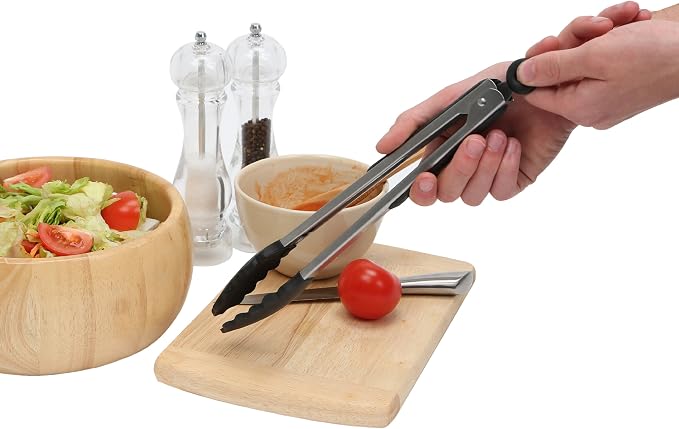 ZING! Premier Housewares Silicone Tongs - Black