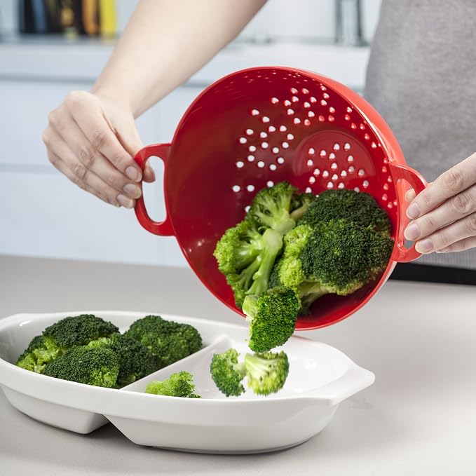 Zeal Melamine Colander/Strainer (20cm) -Red