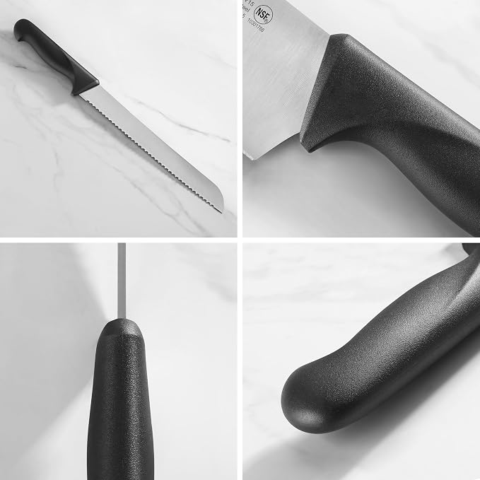 New Star Foodservice Essential 10-Inch Bread Knife, German Steel