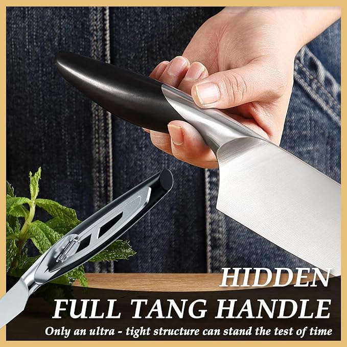 2-Piece Sharp Paring Knife Set German Steel Fruit Vegetable Peeling | German 1.4116 Steel, 15° Edge, Full Tang, Rust Resistant, Dishwasher Safe, Ergonomic ABS Handle, 3.5 & 5 Inch
