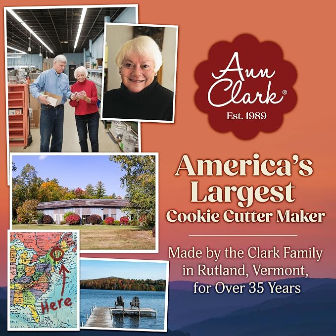 Ann Clark Mermaid Cookie Cutters 5-Pc. Set (Mermaid, Mermaid Tail, Starfish, Seahorse, Seashell) Made in the USA